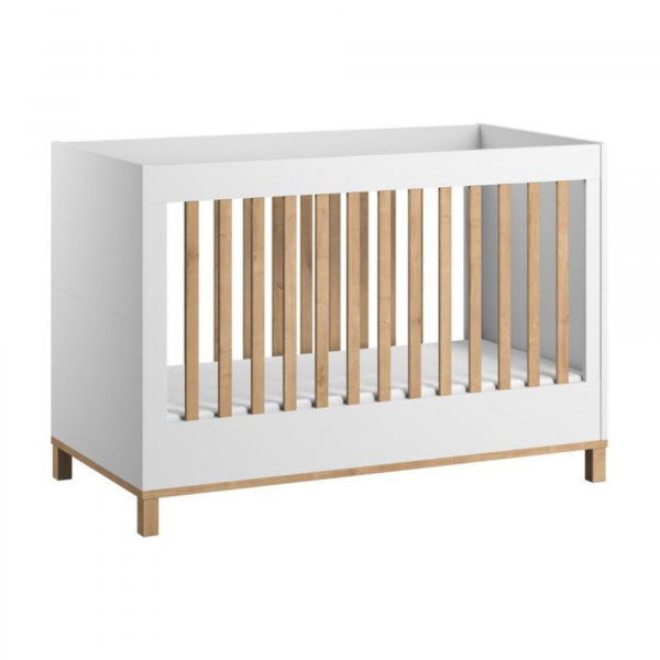 Lit 70x140 blanc et bois altitude Vox