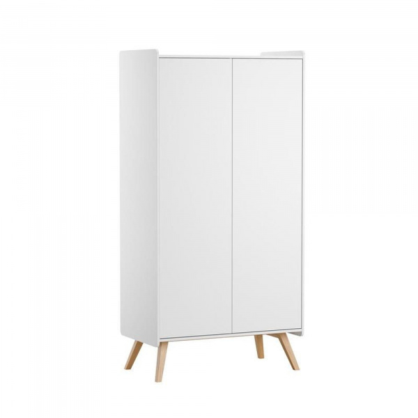 Armoire 2 portes vintage blanc Vox