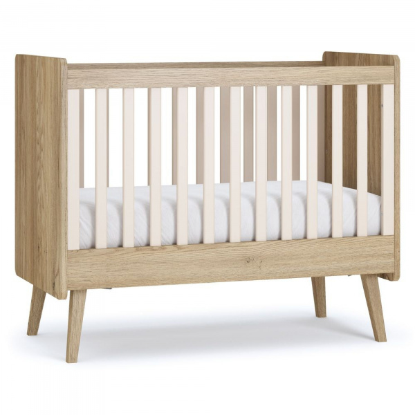 Chambre duo vintage fresh beige lit 60x120 cm + commode Vox