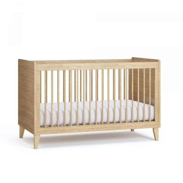 Lit bébé évolutif 70 x 140 cm chêne muve Vox