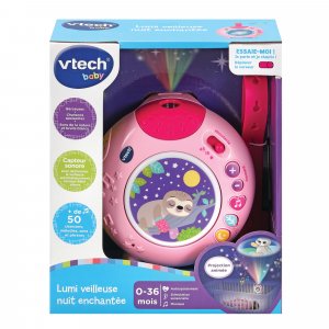 Veilleuse lumi nuit enchantée rose Vtech