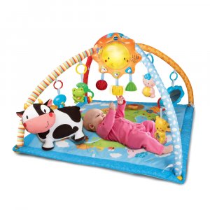 Tapis d'éveil lumi des p'tits copains bleu Vtech