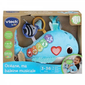 Peluche d'activité océane, ma baleine musicale Vtech