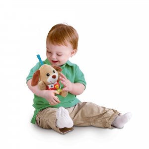 Peluche musicale chant'toutou brun Vtech