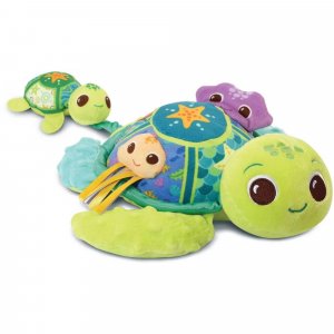 Peluche d'activité juju, maman tortue éveil des sens Vtech