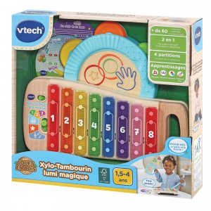Xylophone et tambourin lumi magique Vtech