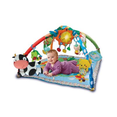 Tapis d'éveil lumi des p'tits copains bleu