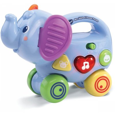 Jouet musical mon éléphant pousse pousse