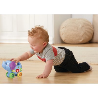 Jouet musical mon éléphant pousse pousse