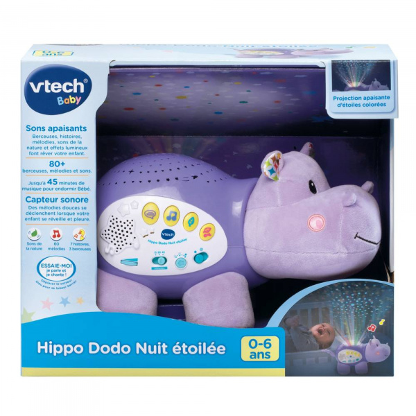 Veilleuse hippo dodo nuit etoilée Vtech
