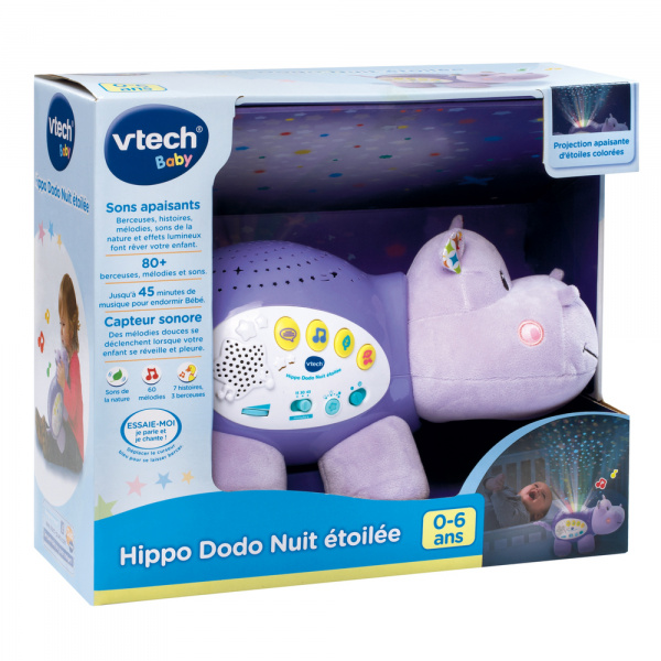 Veilleuse hippo dodo nuit etoilée Vtech