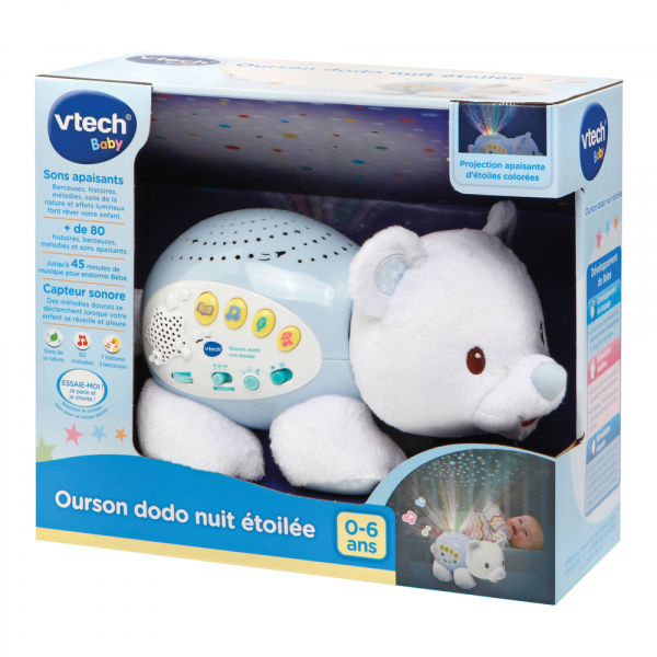 Veilleuse ourson dodo nuit etoilée Vtech