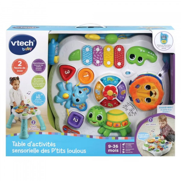 Table d'activités sensorielle des p'tits loulous Vtech