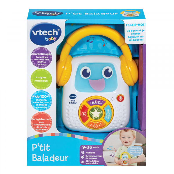 Baladeur musical p'tit baladeur Vtech