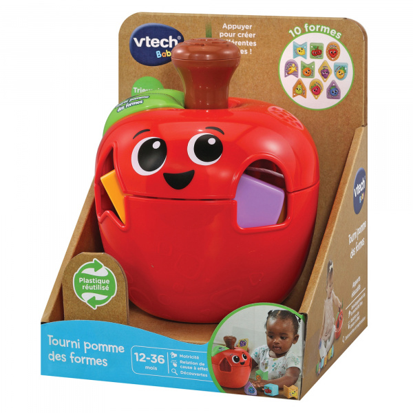 Jouet d'éveil tourni pomme des formes Vtech