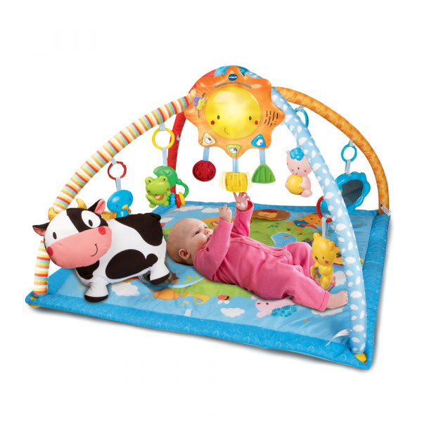 Tapis d'éveil lumi des p'tits copains bleu Vtech