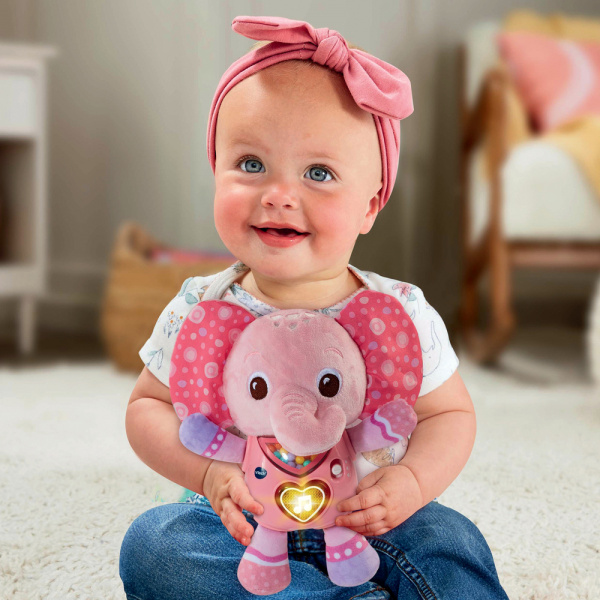 Peluche musicale lumi chant'éléphanteau Vtech