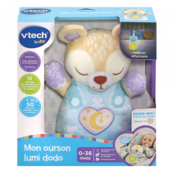 Peluche d'activité mon ourson lumi dodo Vtech