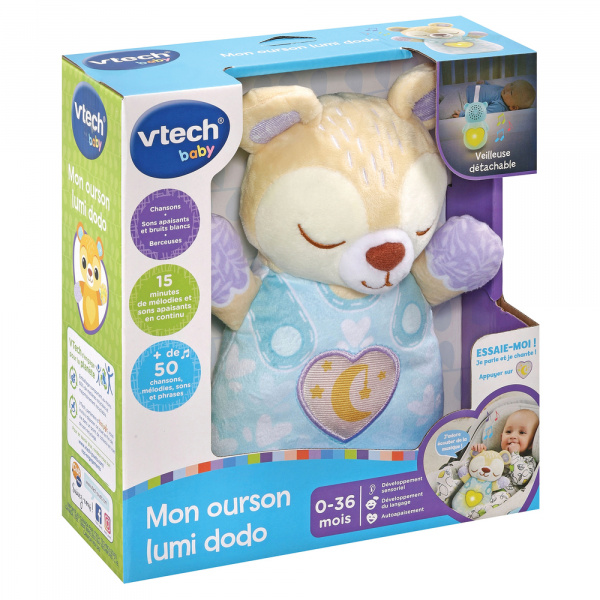 Peluche d'activité mon ourson lumi dodo Vtech