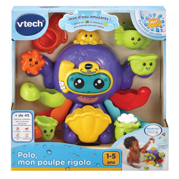Jouet de bain polo mon poulpe rigolo Vtech