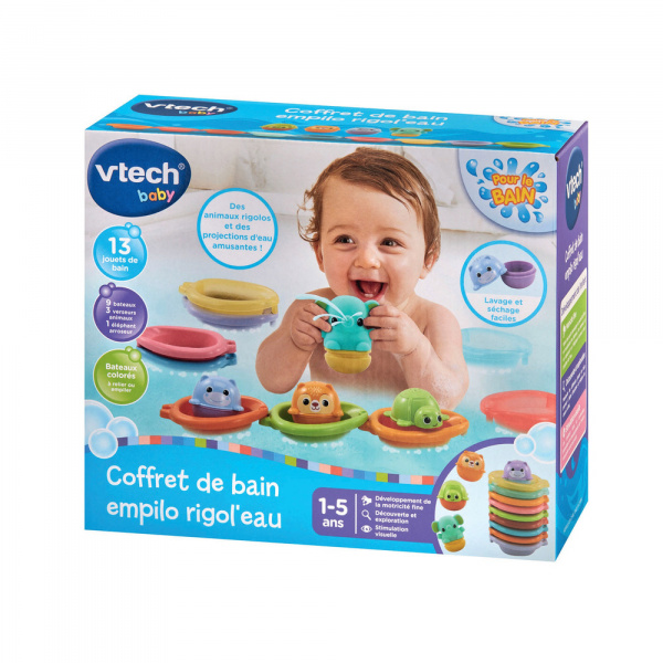Jouet de bain empilo rigol'eau Vtech