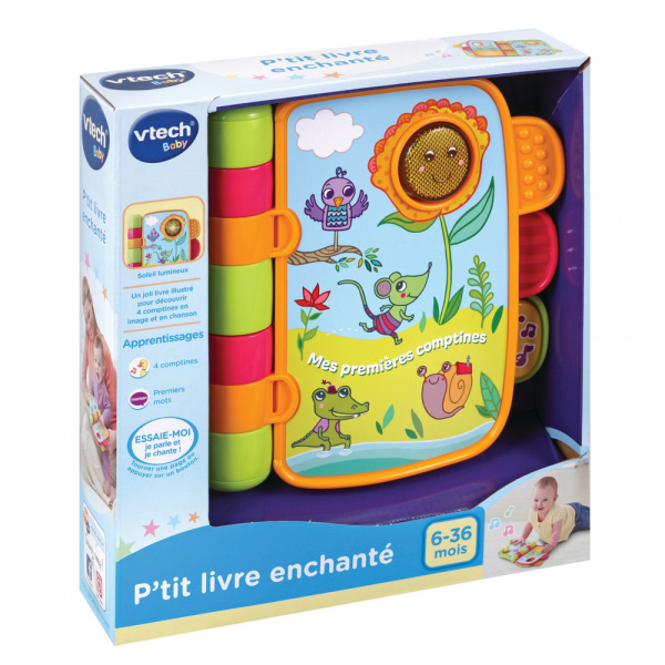 Livre musical enchanté mes premières comptines Vtech