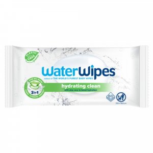 Lingettes compostables hydratantes aloe vera - 60 lingettes Waterwipes