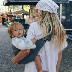 Porte-bébé enfant gris fer Wildride