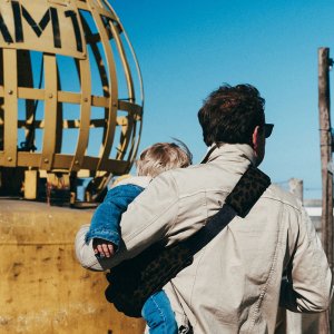 Porte-bébé enfant marron léopard Wildride