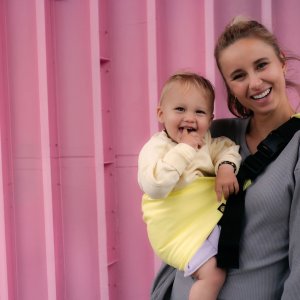 Porte-bébé enfant jaune citron Wildride