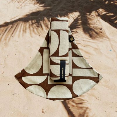 Porte-bébé enfant beige boho