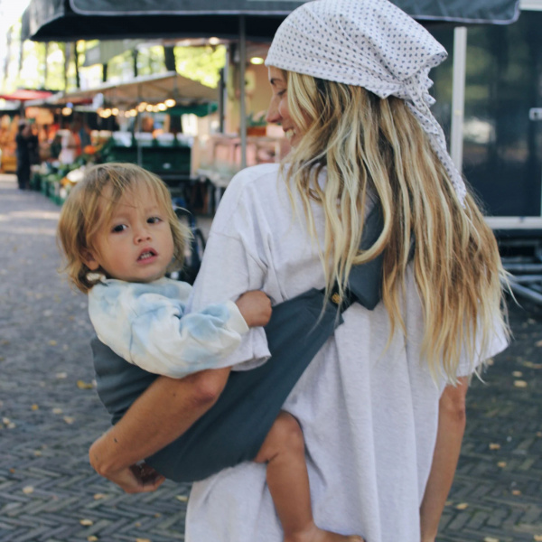 Porte-bébé enfant gris fer Wildride