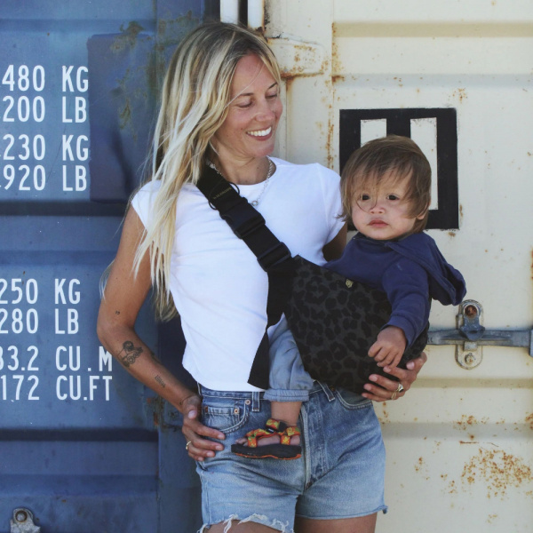 Porte-bébé enfant gris léopard Wildride