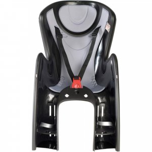 Siège arrière de vélo pour bébé noir et gris Okbaby