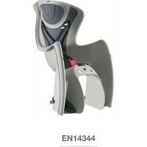 Siège arrière de vélo pour bébé gris Okbaby