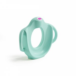 Réducteur de toilette sofa avec protection anti-éclaboussure bleu clair Okbaby