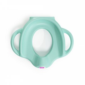 Réducteur de toilette sofa avec protection anti-éclaboussure bleu clair Okbaby