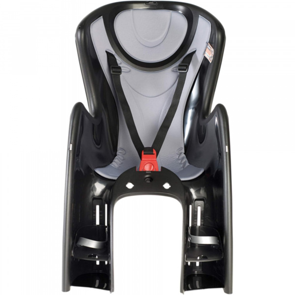 Siège arrière de vélo pour bébé noir et gris Okbaby