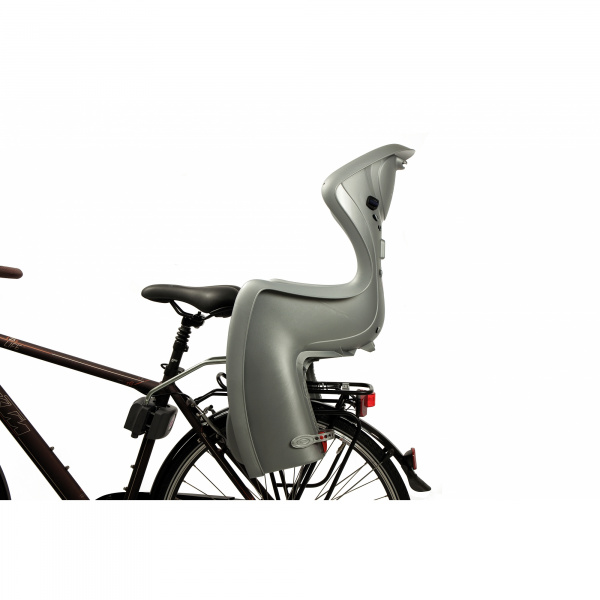 Siège arrière de vélo pour bébé gris Okbaby