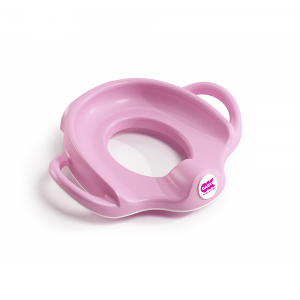 Réducteur de toilette sofa avec protection anti-éclaboussure rose Okbaby