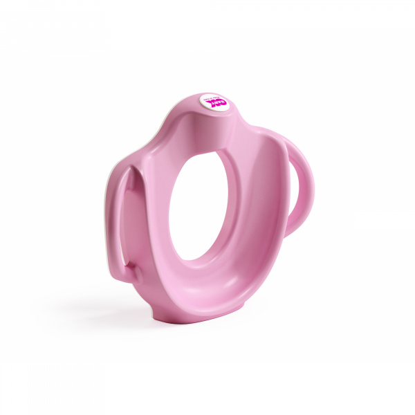 Réducteur de toilette sofa avec protection anti-éclaboussure rose Okbaby