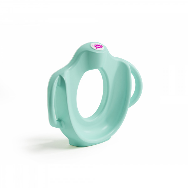 Réducteur de toilette sofa avec protection anti-éclaboussure bleu clair Okbaby