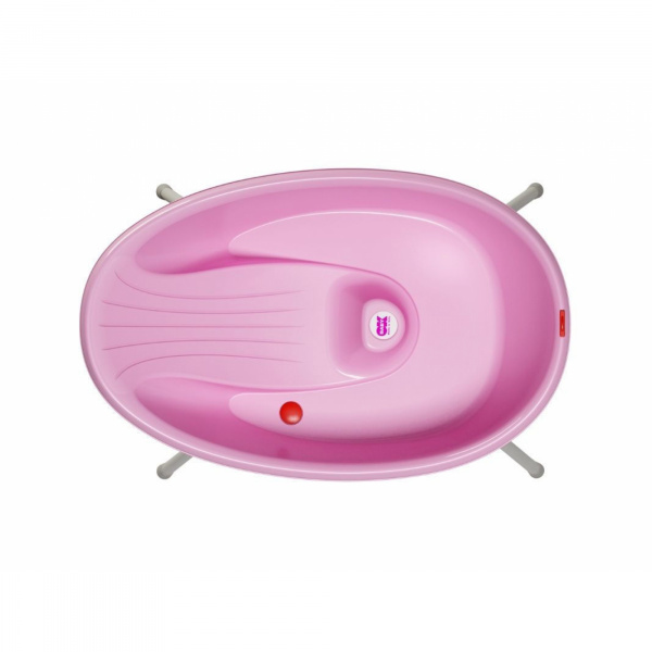 Baignoire bella avec support de baignoire pink Okbaby