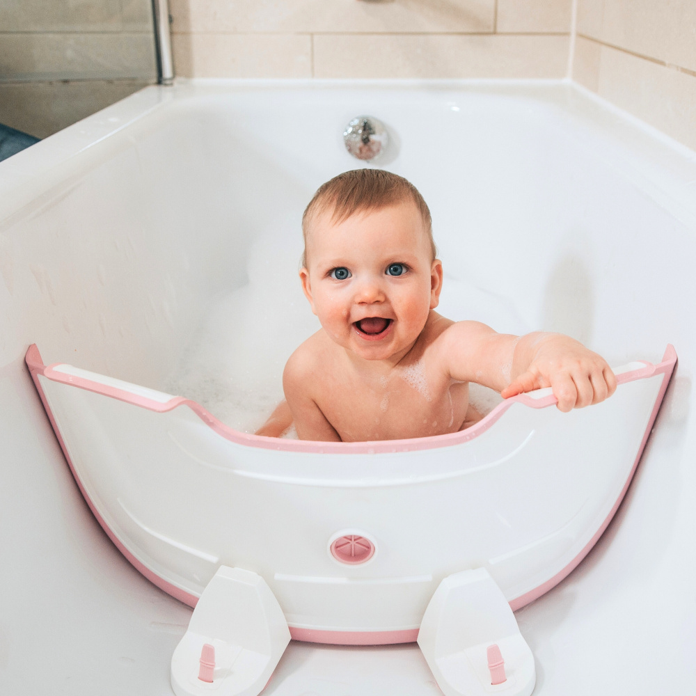 Baignoire Bébé Avec Réducteur Intégré Blanc / Sans Option à Prix Carrefour