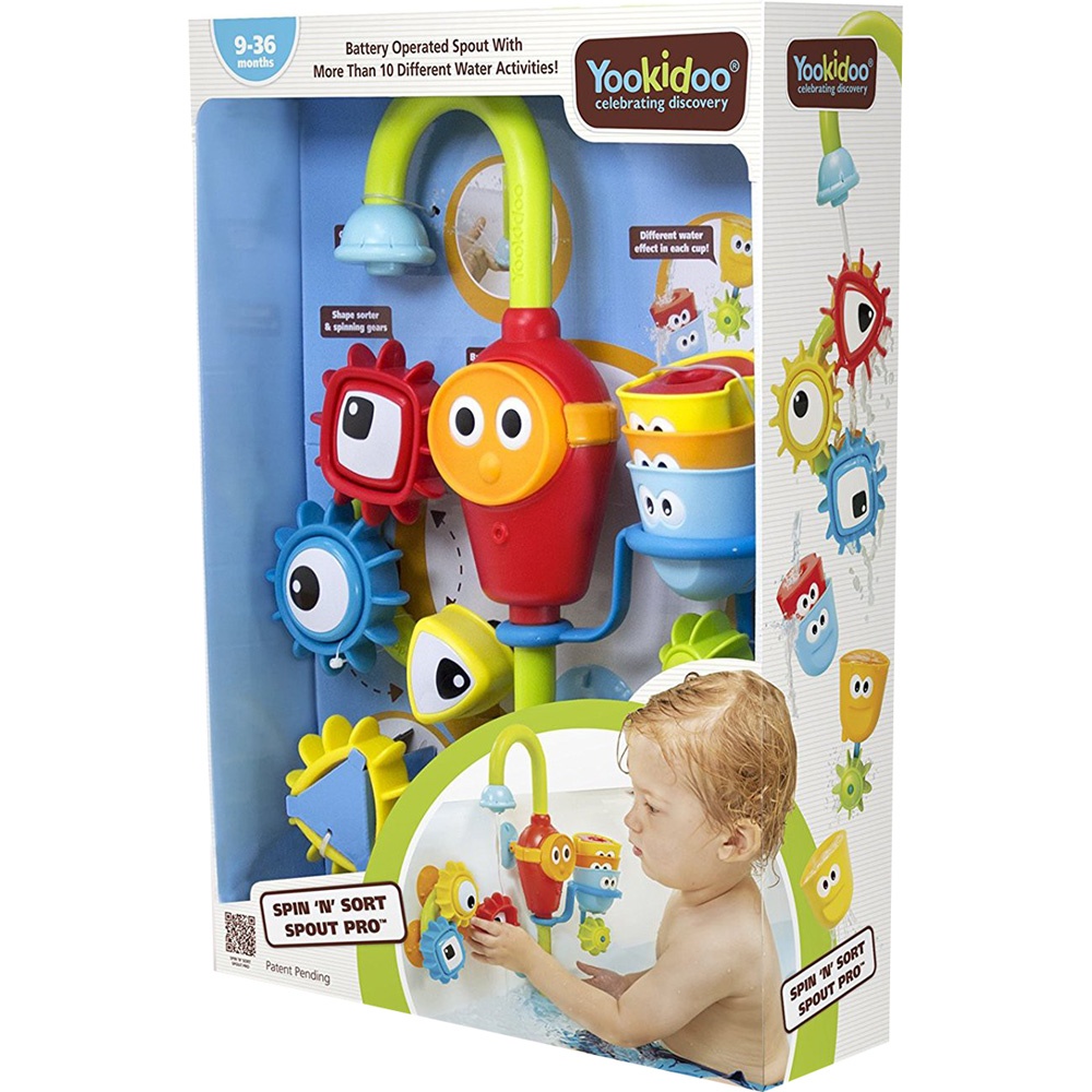 Jouet de bain bébé la douche multi-activités de Yookidoo sur allobébé