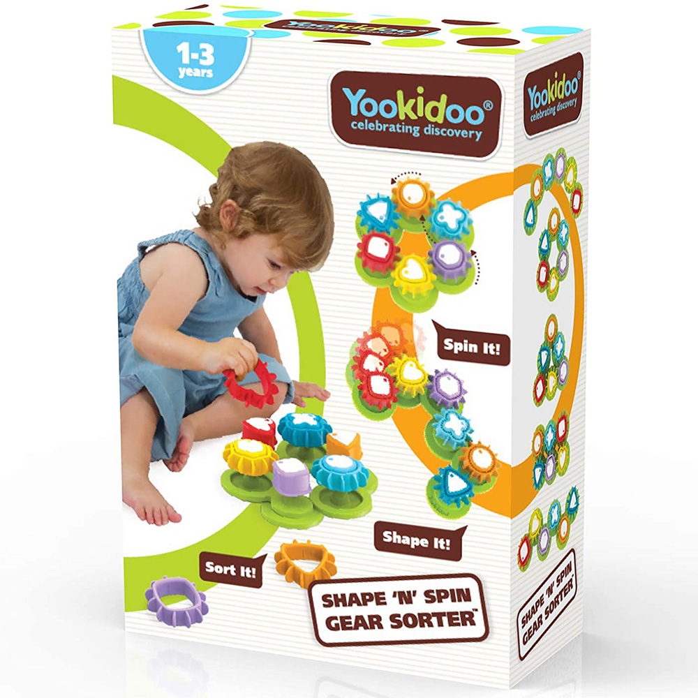 Jouet D Eveil Bebe Jeu De Formes Et Engrenages De Yookidoo Sur Allobebe