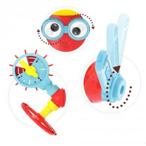 Jouet de bain bébé freddy le pompier arroseur Yookidoo