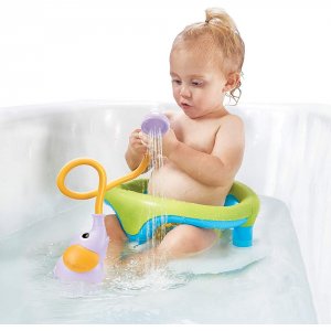 Jouet de bain bébé douchette éléphant mauve Yookidoo