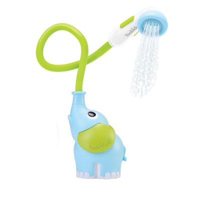 Jouet de bain bébé douchette elephant bleu