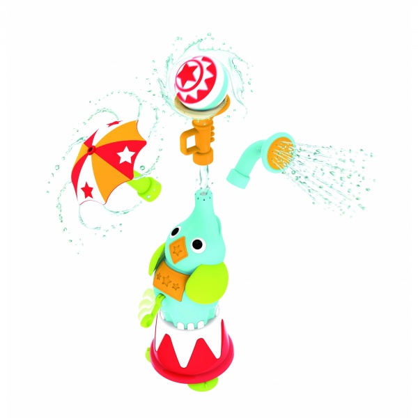 Jouet de bain bébé fontaine eléphant Yookidoo